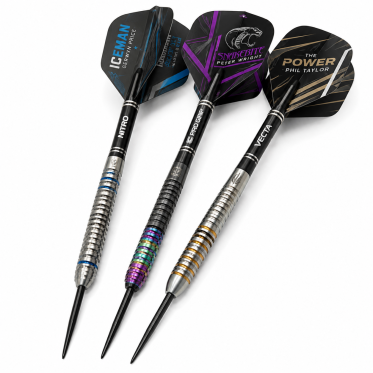 Premium st�l dartpile fra 401 til 800 kr med h�j tungstenprocent og professionel pr�cision