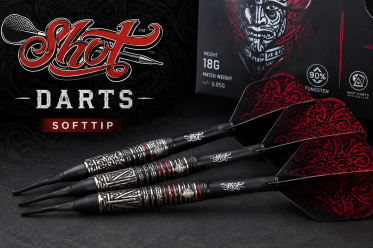 Shot softtip dartpile til elektroniske dartskiver og moderne softdart