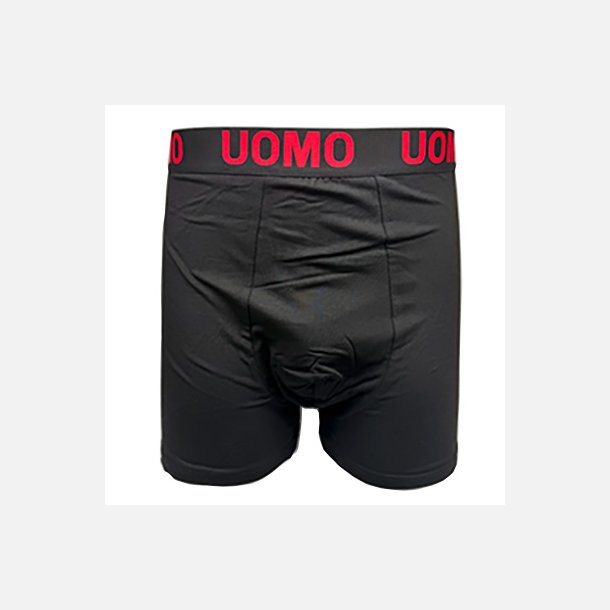 Uomo Bokseshorts med h�j talje, Sort