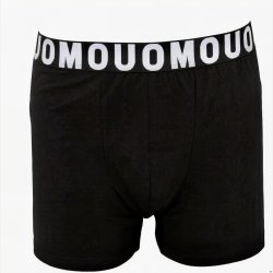 UOMO boskershorts med 3 cm l�ngere ben. Sort