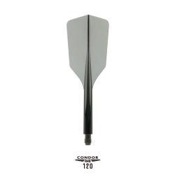 Condor Axe 120 Flights Slim - Klar sort, Lang
