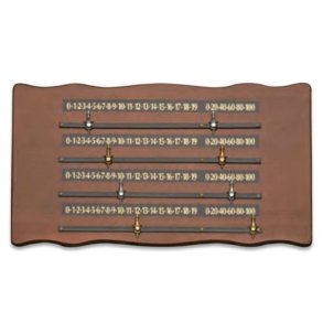 Snooker tavle, 4 personer, 58 x 33cm