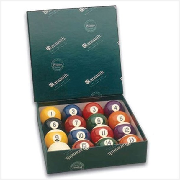 Aramith Premier  pool baller, 48,0mm - 57,2mm