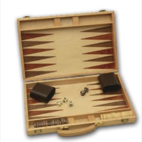 Backgammon spil i tr�, luxus
