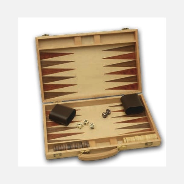Backgammon spil i tr�, luxus