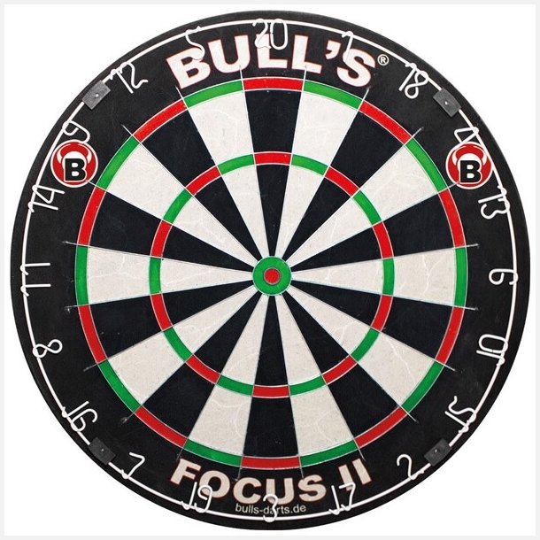Bull�s Focus II Bristle Dartskive