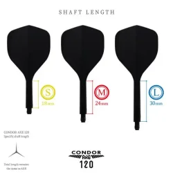 Condor Axe 120 Flights S. - Hvid, Medium
