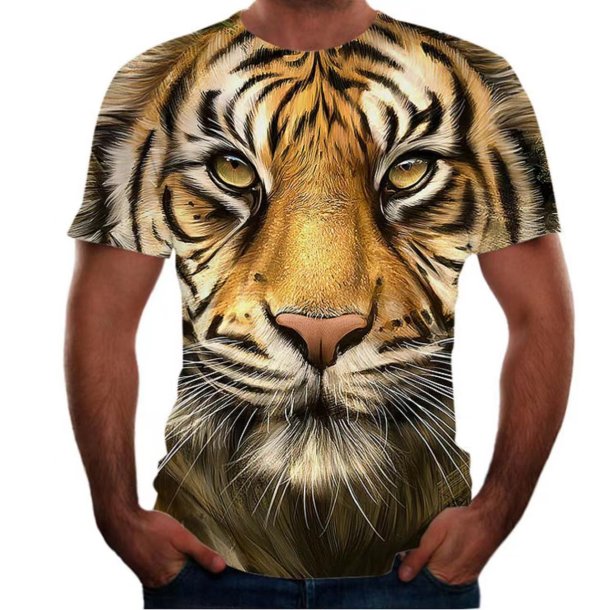 T-Shirt, Tiger motiv.