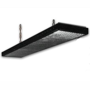 Lys amatur til 2 stk 58 w r�r, Sort, 157 x 31 x 6c