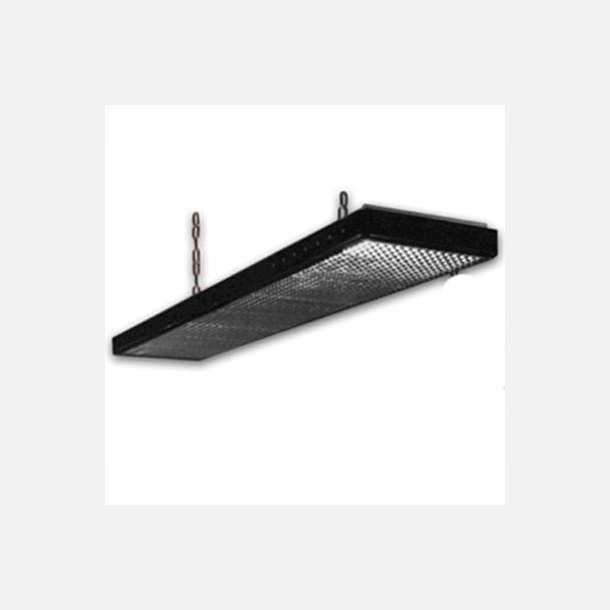 Lys amatur til 4 stk 58 w r�r, Sort 270 x 31 x 6cm