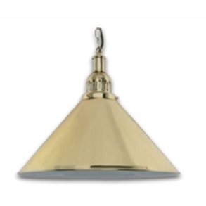 Metal lampe Kegleformet, Messing. 38cm �