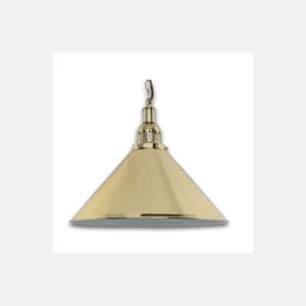 Metal lampe Kegleformet, Messing. 38cm �
