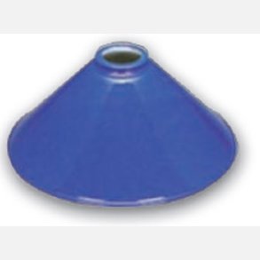 Lampe sk�rmi metal, Bl�, 39 cm �