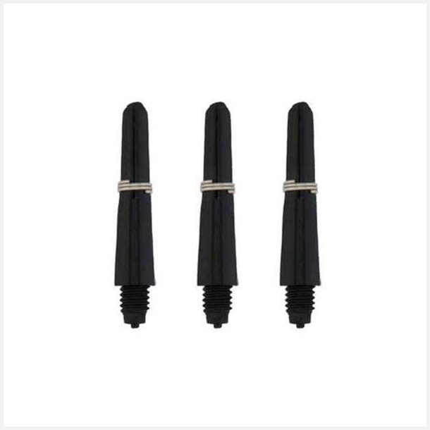 Nylon Skaft, Sort ekstra kort