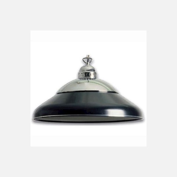 Luxus billard lampe i matal, 45cm, Sort/Crome