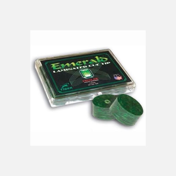 Tiger Emerald Laminated Cue tip.