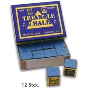 Triangle Billard Kridt, Bl�, 12 stk.