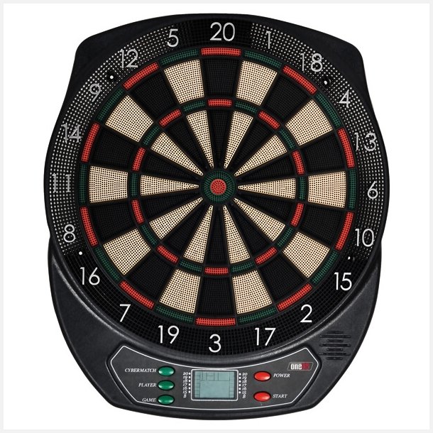 One80 elektronisk dartskive LCD