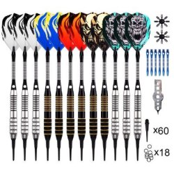 One80 - 4 s�t dartpile med tilbeh�r (soft)
