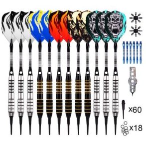 One80 - 4 s�t dartpile med tilbeh�r (soft)