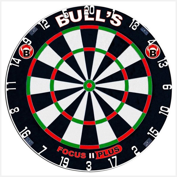Bull's Focus II Plus Dartskive