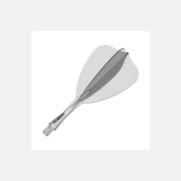 Winmau Fusion Arrow Flights - Transparent, Kort