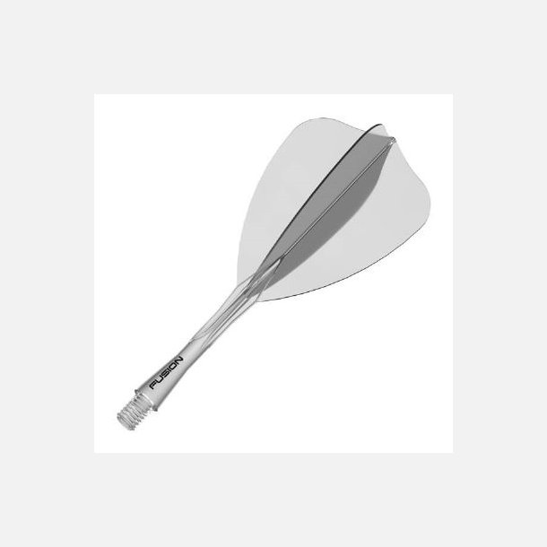 Winmau Fusion Arrow Flights - Transparent, Intermediate