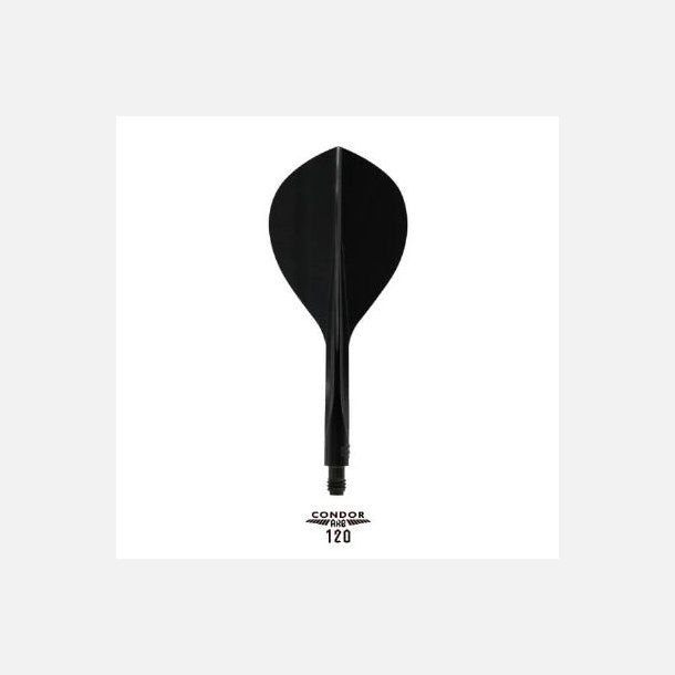 Condor Axe 120 Flights Teardrop - Sort, Lang