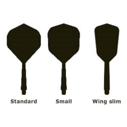 Condor Axe Flights Wing Slim - Sort, Lang