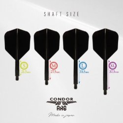 Condor Axe Flights Std. - Klar, Medium