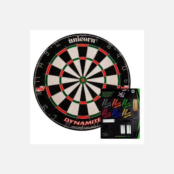 Unicorn Dynamite med 2 s�t pile og tilbeh�r