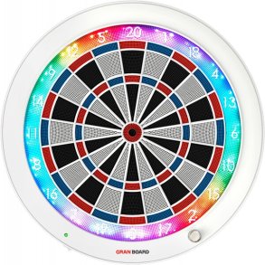 GranBoard 3s LED Bluetooth Dartskive (White Edition Ltd)