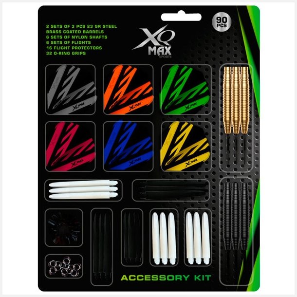 XQ Max - 2 s�t dartpile med tilbeh�r (st�l) 