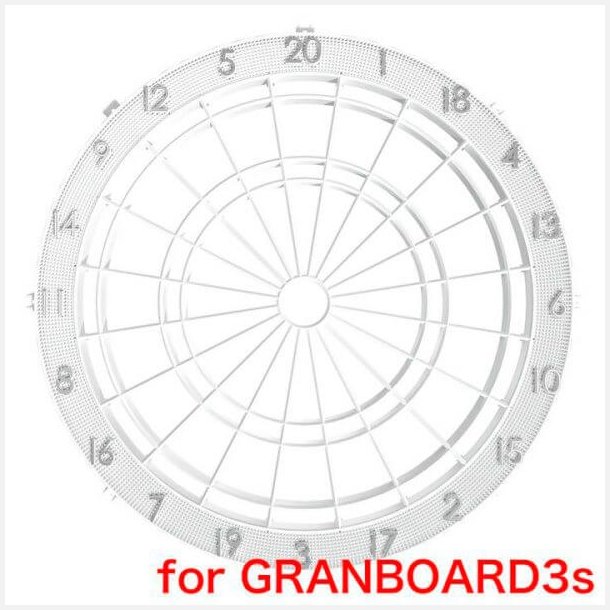 Spider med nummerring (Hvid - til GranBoard 3s)